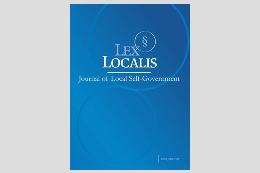 Nowy artykul w Lex localis - Journal of Local Self-Government